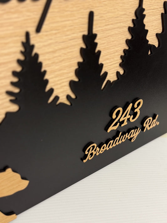 Street Address Decorative sign