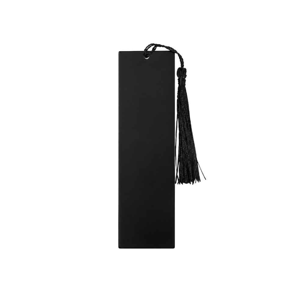 Black Acrylic Bookmark