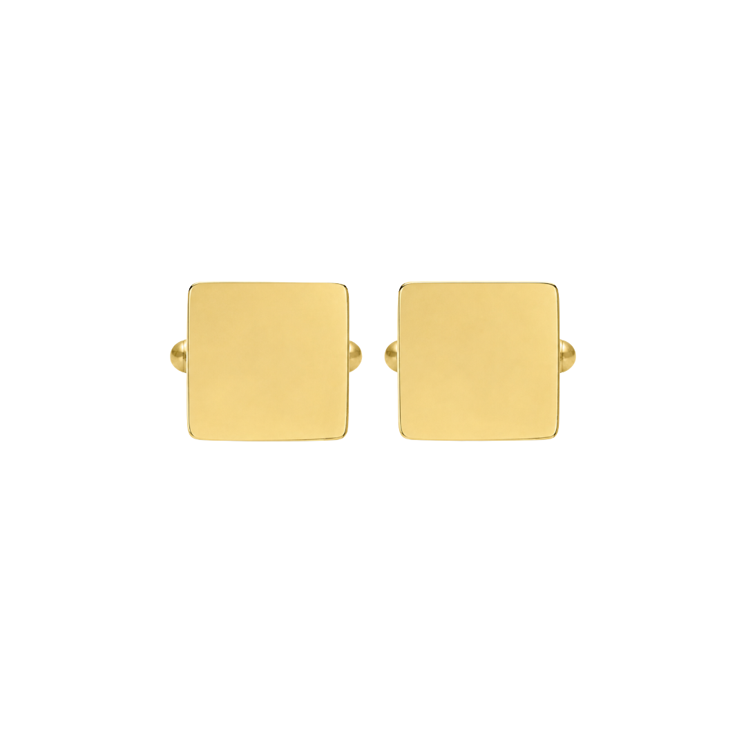 Square cufflinks - Gold