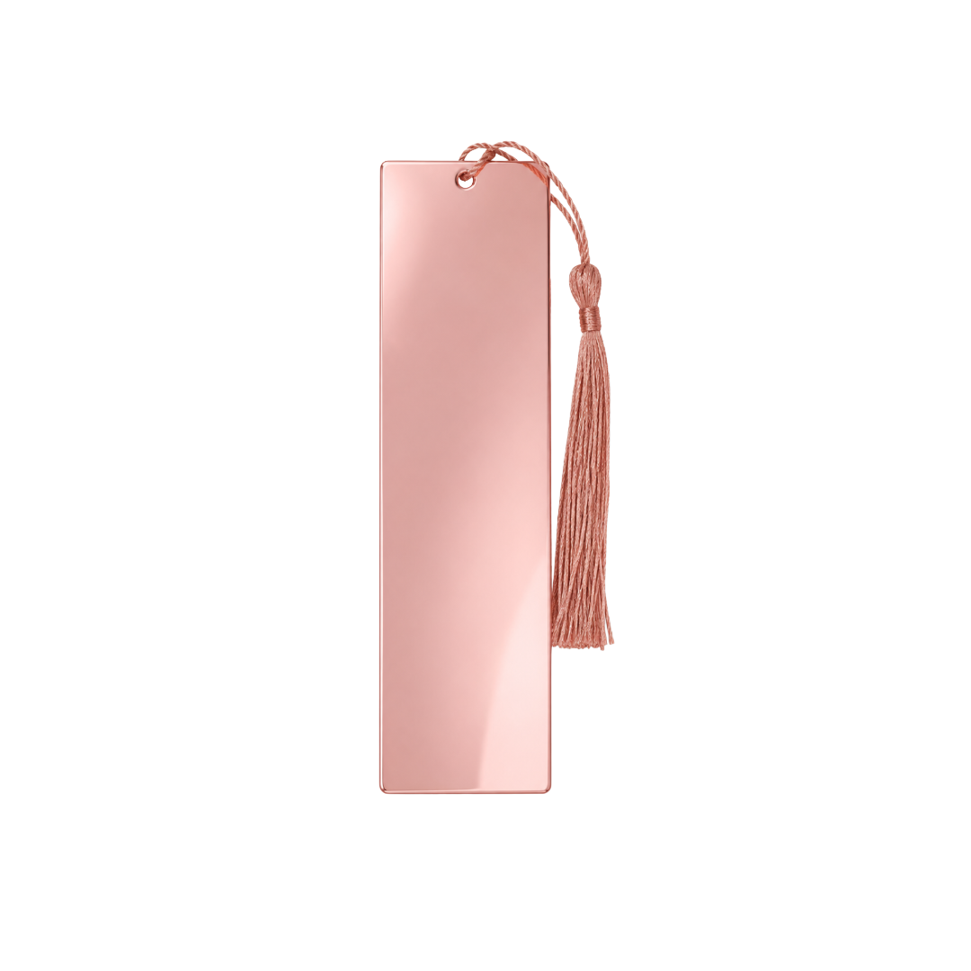 Rose Gold Mirror Acrylic Bookmark