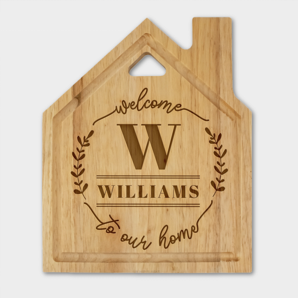 Welcome wooden board