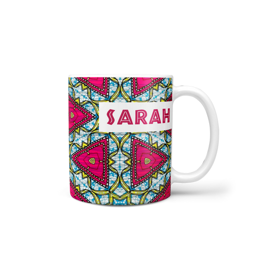 Personalised Mug - Ethnic print 1