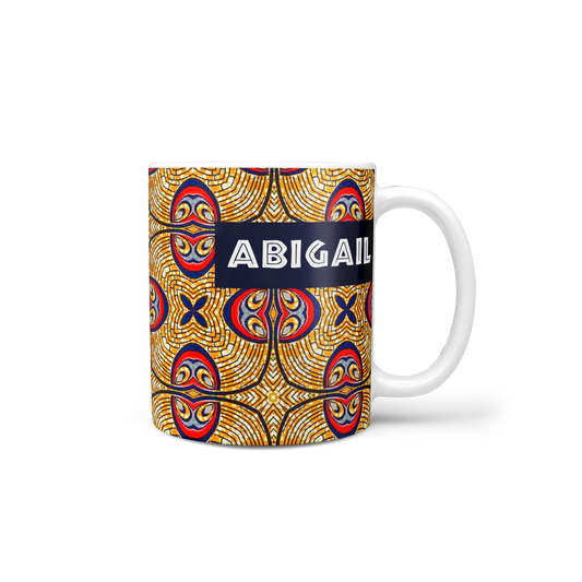 Personalised Mug - Ethnic print 3
