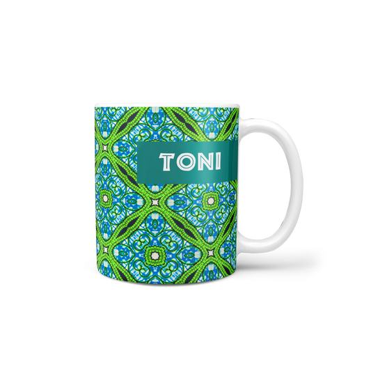 Personalised Mug - Ethnic print 2