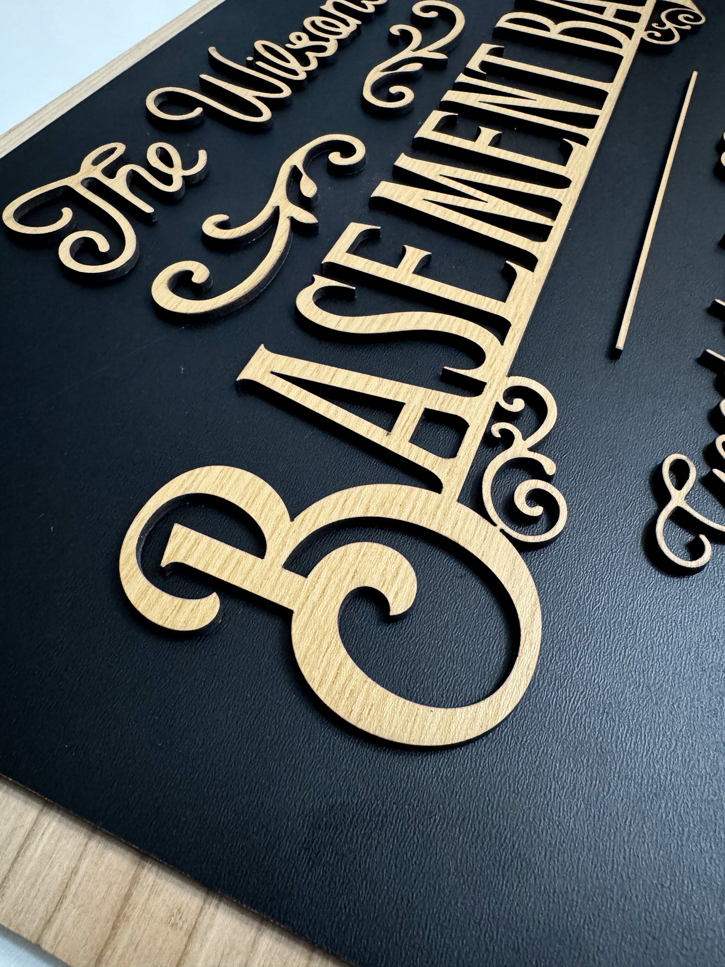 Basement Bar sign