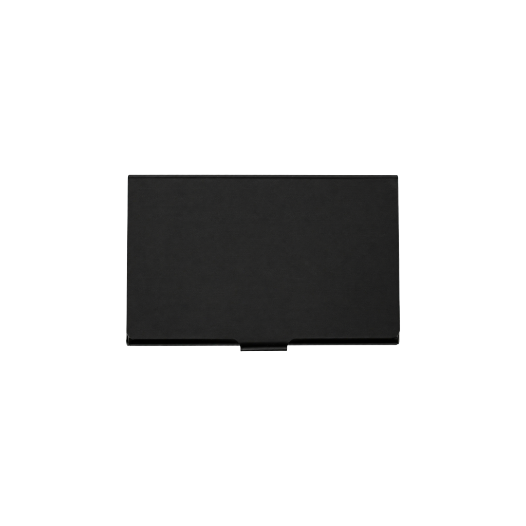 Steel Black Business Card Holder