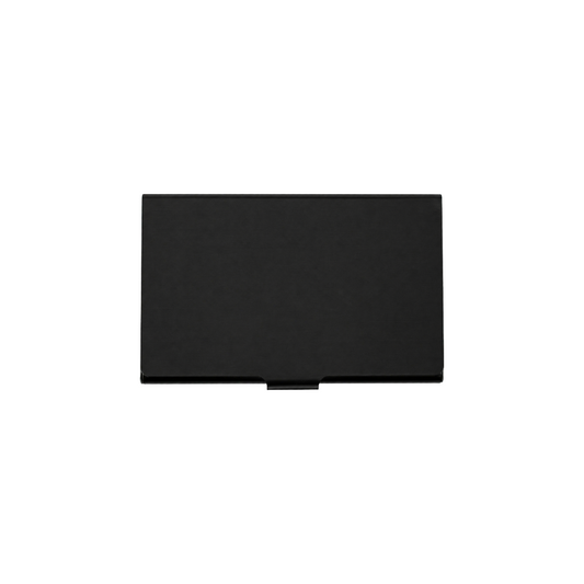 Steel Black Business Card Holder