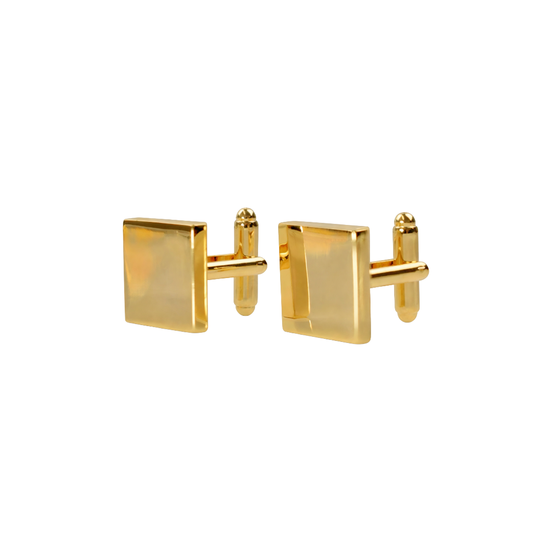 Square cufflinks - Gold