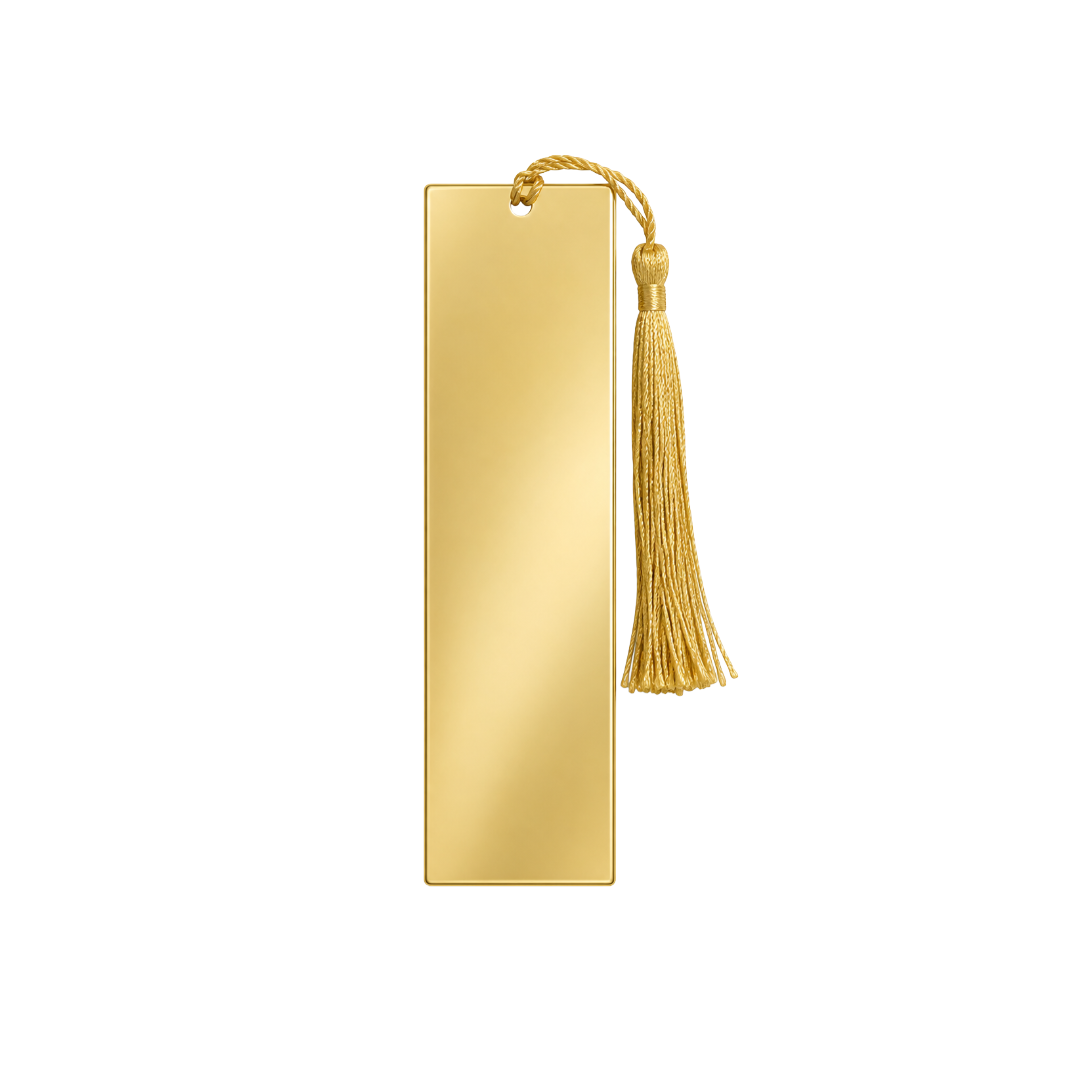 Gold Mirror Acrylic Bookmark
