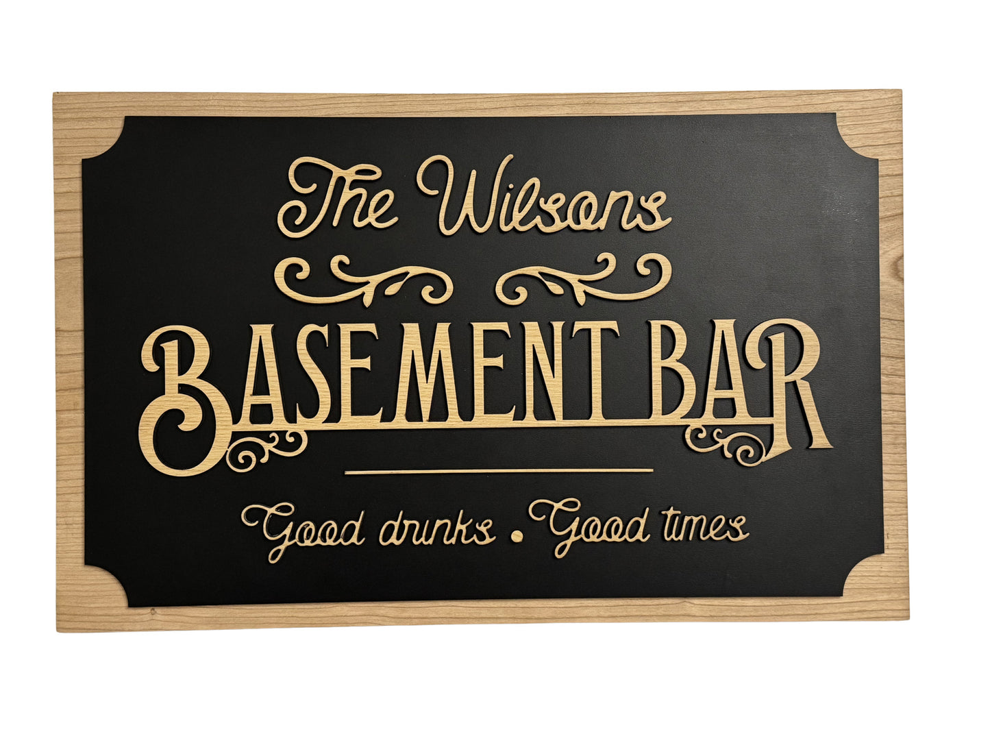 Basement Bar sign