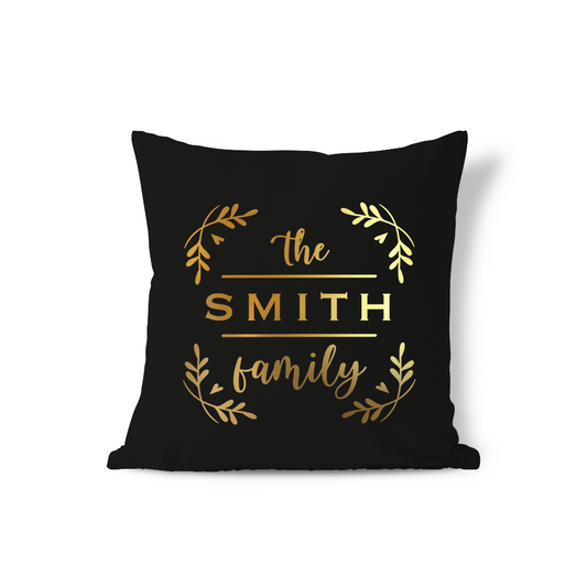 Personalised cushion - Black