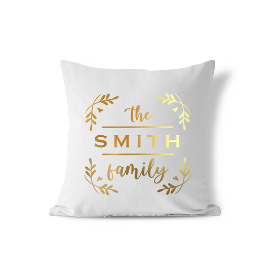 Personalised cushion - White